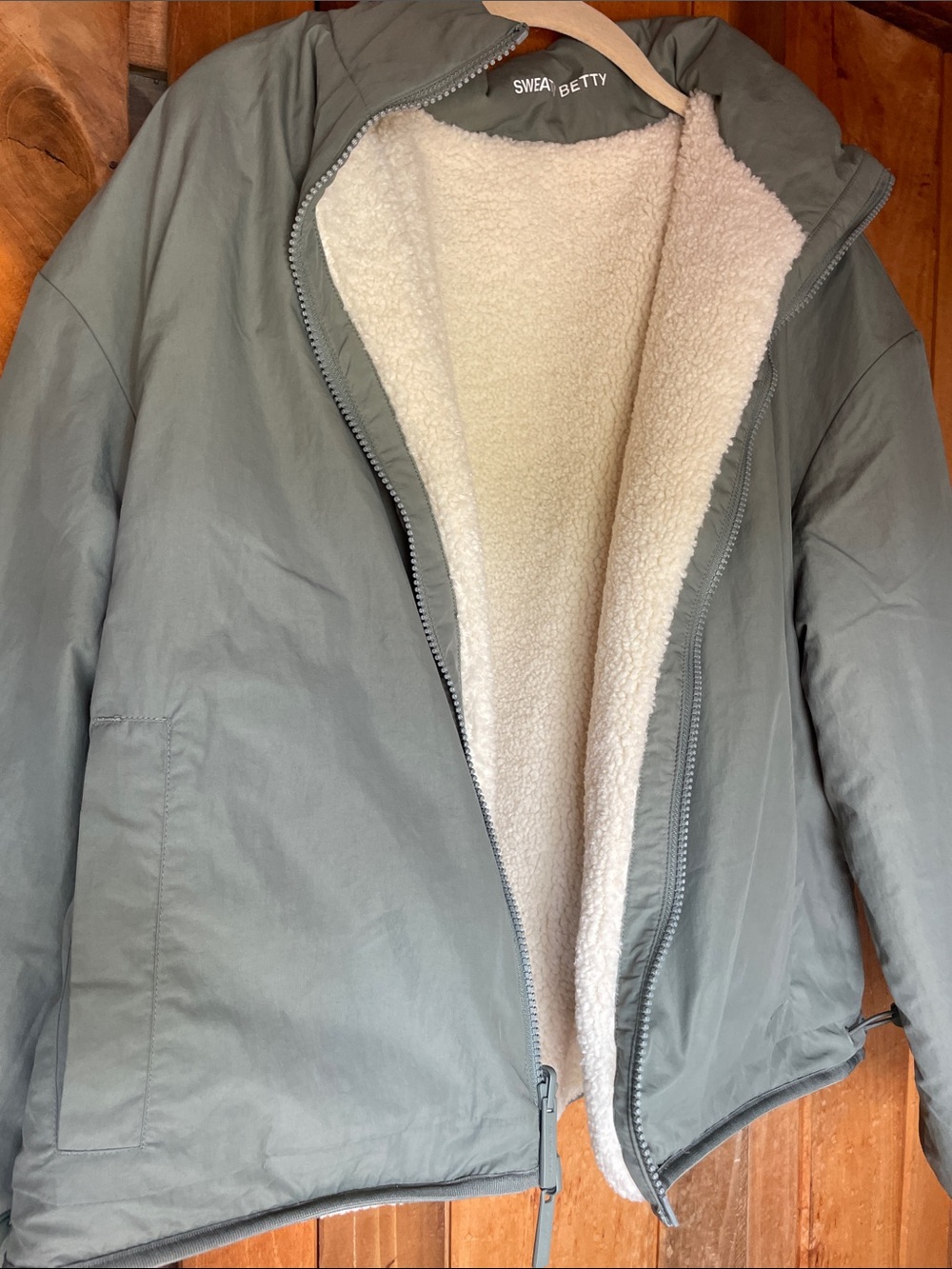Sweaty Betty reversible jacket.